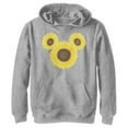 thumbnail image 1 of Boy's Mickey & Friends Mickey Mouse Sunflower Silhouette  Pull Over Hoodie Athletic Heather Medium, 1 of 4