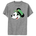 thumbnail image 1 of Boy's Mickey & Friends Mickey With Irish Hat Performance Graphic Tee Charcoal Heather Medium, 1 of 4