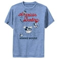 thumbnail image 1 of Boy's Mickey & Friends Mickey and Friends Minnie American Darling  Performance Graphic Tee Royal Blue Heather X Large, 1 of 4