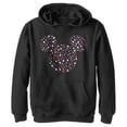 thumbnail image 1 of Boy's Mickey & Friends Mickey and Friends Starry Silhouette  Pull Over Hoodie Black X Large, 1 of 4