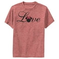 thumbnail image 1 of Boy's Mickey & Friends Minnie Mouse Love  Performance Graphic Tee Red Heather Medium, 1 of 4