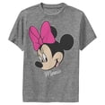 thumbnail image 1 of Boy's Mickey & Friends Minnie Mouse Portrait  Performance Graphic Tee Charcoal Heather Small, 1 of 4