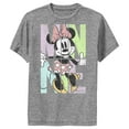 thumbnail image 1 of Boy's Mickey & Friends Minnie Panels  Performance Graphic Tee Charcoal Heather Medium, 1 of 4