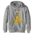 thumbnail image 1 of Boy's Mickey & Friends Pluto Perked Dog Ears Pull Over Hoodie Athletic Heather Small, 1 of 4