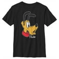 thumbnail image 1 of Boy's Mickey & Friends Pluto Portrait  Graphic Tee Black Small, 1 of 5