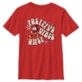 thumbnail image 1 of Boy's Mickey & Friends Positive Vibes Only Graphic Tee Red Large, 1 of 4