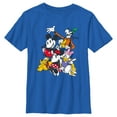 thumbnail image 1 of Boy's Mickey & Friends Retro Crew  Graphic Tee Royal Blue X Large, 1 of 5