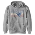 thumbnail image 1 of Boy's Mickey & Friends Retro Mickey Mouse Stay Cool  Pull Over Hoodie Athletic Heather X Large, 1 of 4