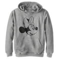 thumbnail image 1 of Boy's Mickey & Friends Simple Minnie  Pull Over Hoodie Athletic Heather Small, 1 of 4