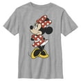 thumbnail image 1 of Boy's Mickey & Friends Smiling Minnie Mouse Portrait  Graphic Tee Athletic Heather X Large, 1 of 5