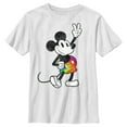 thumbnail image 1 of Boy's Mickey & Friends Tie Dye Pants Portrait Graphic Tee White X Large, 1 of 4