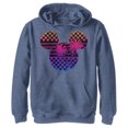 thumbnail image 1 of Boy's Mickey & Friends Tropic Logo Pull Over Hoodie Navy Blue Heather X Large, 1 of 4