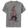 thumbnail image 1 of Boy's Mickey & Friends Winter Ready Goofy Outline Performance Graphic Tee Charcoal Heather X Large, 1 of 4