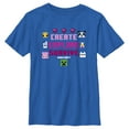 thumbnail image 1 of Boy's Minecraft Create Explore Survive Animals  Graphic Tee Royal Blue Large, 1 of 5