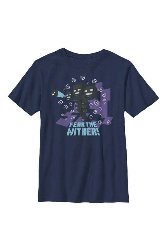 Boys' Husky Minecraft Fear the Wither Graphic T-Shirt