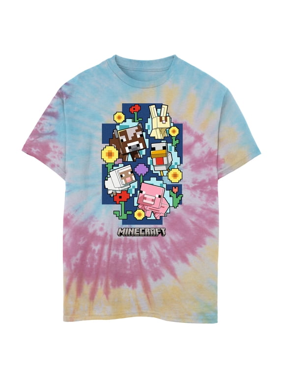 Boy's Minecraft Spring Animals Graphic T-Shirt