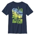 thumbnail image 1 of Boy's Minecraft Steve and Alex Vs. Mobs Graphic Tee Navy Blue X Small, 1 of 4