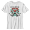 thumbnail image 1 of Boy's Minecraft Valentine's Day Wolf Let's Explore Together  Graphic Tee White X Large, 1 of 4