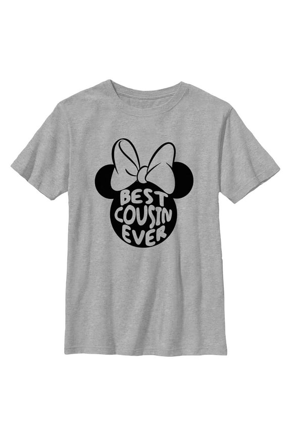 Boy's Minnie Mouse Best Cousin Ever Ears Graphic T-Shirt