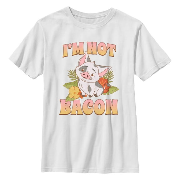 Boy's Moana 2 Pua I'm Not Bacon  Graphic T-Shirt