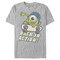 thumbnail image 1 of Boy's Monsters Inc Mike Back in Action Performance Graphic Tee Royal Blue Heather Small, 1 of 4