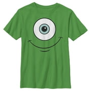 Boys Monsters Inc Mike Wazowski Eye Smile Graphic Tee Kelly Green Large