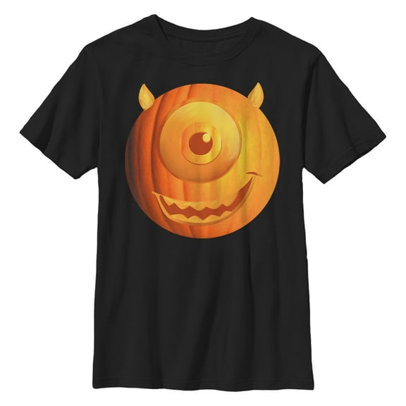 Boy's Monsters Inc Pumpkin Mike Graphic T-Shirt
