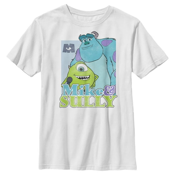 Boy's Monsters at Work Mike & Sulley Best Friends  Graphic Tee White Medium
