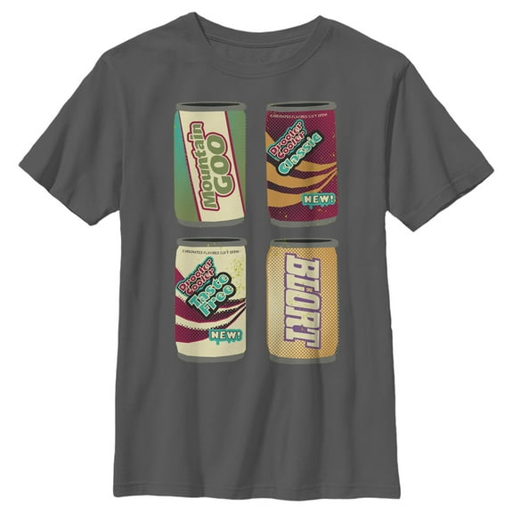 Boy's Monsters at Work Monster Soda Pop Graphic Tee Charcoal Medium