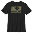 thumbnail image 1 of Boy's Mossy Oak Black In the Woods Logo  Graphic Tee Black X Small, 1 of 5