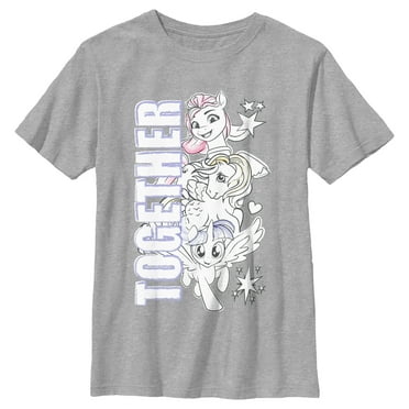 Boy's My Little Pony: Friendship is Magic All Generations Together  Graphic T-Shirt