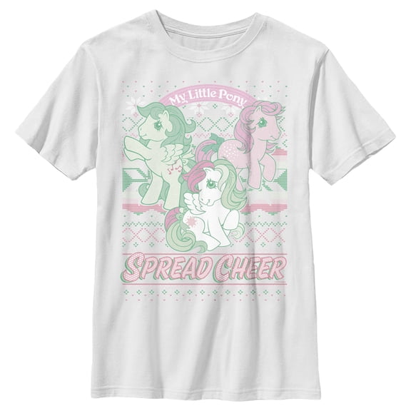 Boy's My Little Pony Spread Cheer Graphic Tee White X Small