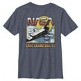 thumbnail image 1 of Boy's NASA Initial Descent Canaveral Old School  Graphic Tee Navy Blue Heather Small, 1 of 3