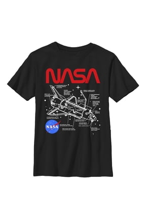 Boy's NASA Schematic Logo Graphic T-Shirt
