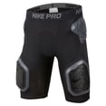 thumbnail image 1 of Boy's Nike Pro HyperStrong Padded Football Shorts Black, 1 of 1