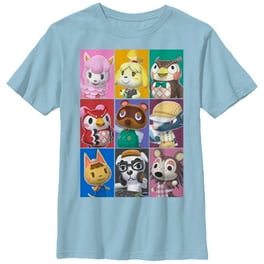 Animal Crossing Boys T-Shirt Blue Sizes 4-12