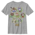 thumbnail image 1 of Boy's Nintendo Animal Crossing New Leaf Towns People Graphic Tee Athletic Heather X Large, 1 of 4