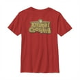 thumbnail image 1 of Boy's Nintendo Animal Crossing Title Logo  Graphic Tee Red Small, 1 of 3