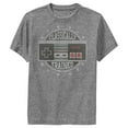 thumbnail image 1 of Boy's Nintendo Classically Trained  Performance Graphic Tee Charcoal Heather X Large, 1 of 4