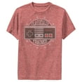 thumbnail image 1 of Boy's Nintendo Classically Trained  Performance Graphic Tee Red Heather Medium, 1 of 4