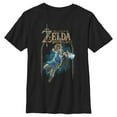 thumbnail image 1 of Boy's Nintendo Legend of Zelda Breath of the Wild Arch  Graphic Tee Black Medium, 1 of 9