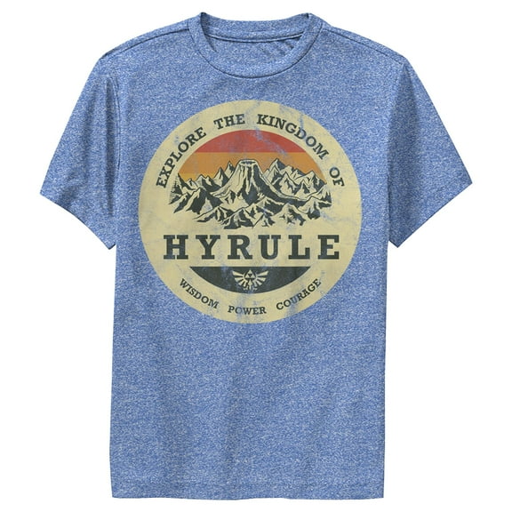 Boy's Nintendo Legend of Zelda Explore Hyrule  Performance Graphic T-Shirt