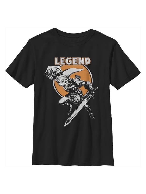 Boy's Nintendo Legend of Zelda Link Hero Graphic Tee Black Large
