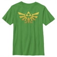 thumbnail image 1 of Boy's Nintendo Legend of Zelda Triforce Fade  Graphic Tee Kelly Green Medium, 1 of 3