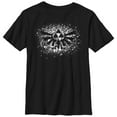 thumbnail image 1 of Boy's Nintendo Legend of Zelda Triforce Paint Splatter Print  Graphic Tee Black Medium, 1 of 4