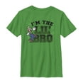 thumbnail image 1 of Boy's Nintendo Lil' Bro Luigi  Graphic Tee Kelly Green Small, 1 of 3