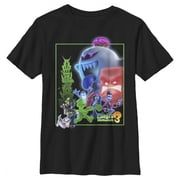 Boy's Nintendo Luigi's Mansion Mash-up Graphic Tee Black Small