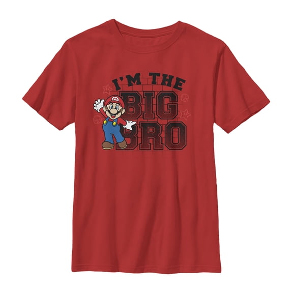 Nintendo Mario Big Bro Boys Graphic T Shirt