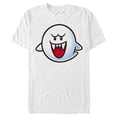 thumbnail image 1 of Men's Nintendo Mario Boo Ghost Smile Graphic Tee White Medium, 1 of 4
