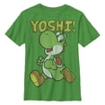 thumbnail image 1 of Boy's Nintendo Running Yoshi Graphic Tee Kelly Green Large, 1 of 8